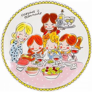 Blond Amsterdam dinerbord Even Bijkletsen girls D 26 cm