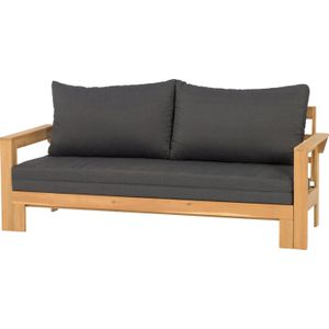2 persoons loungebank Lazy naturel | 133 x 180 cm | Intratuin