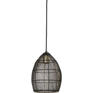 Light & Living hanglamp Meya zwart D 20 H 25 cm