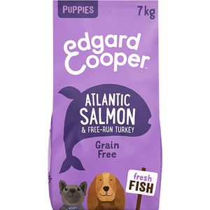 Edgard & Cooper hondenvoer graanvrij zalm en kalkoen puppy 7 kg
