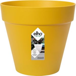 Elho Bloempot buiten Loft Urban geel Ø 24,5 H 22 cm