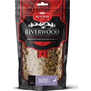 Riverwood natuurlijke snack Butcher hert 150 gram