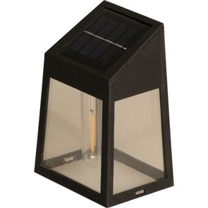 Luxform solar wandlamp Vigo zwart 6,7 x 9 x 13,4 cm