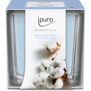 Ipuro geurkaars Essentials Cotton Fields 26 uur D 7,1 H 7 cm