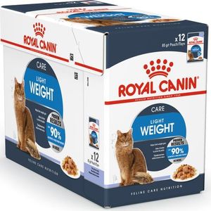 Royal Canin kattenvoer in gelei Light Weight adult 85 g 12 stuks