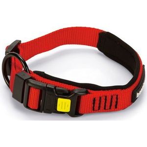Beeztees hondenhalsband Parinca Premium rood 30-35 x 2 cm
