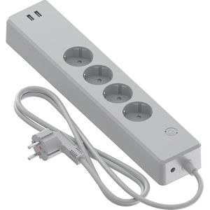 Calex smart stekkerdoos 4-voudig + USB EU