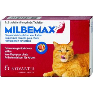 Milbemax ontwormingsmiddel kat groot 4-8 kg 4 stuks