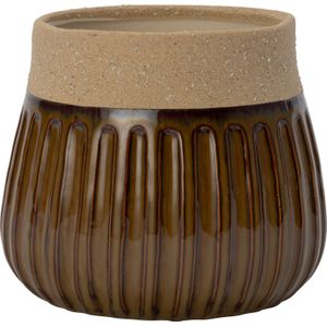 Bloempot binnen Eden bruin Ø 16 H 15 cm | Intratuin