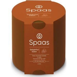 Spaas geurkaars Essential collection Delightful Dawn oranje 55 uur D 10 H 10 cm