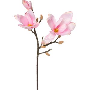 Intratuin kunstbloem Magnolia roze 60 cm