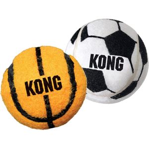 Kong hondenspeelgoed sportballen large D 6,4 cm 2 stuks