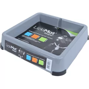 Hondenlikmat - interactieve voerbak voor puppytraining traktaties verrijking | Siliconen antislip oppervlakken met zuignap, langzaam voedende huisdiermat voor katten honden snack spelen beloning Hondenlikmat - interactieve voerbak voor puppytraining traktaties verrijking | Siliconen antislip oppervlakken met zuignap, langzaam voedende huisdiermat voor katten honden snack spelen beloning