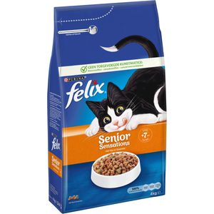 Felix Senior Sensations kattenvoer kip 4 kg