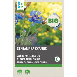 intratuin biologisch bloemenzaad Korenbloem (Centaurea cyanus)