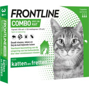 Frontline Combo spot-on katten en fretten 3 stuks