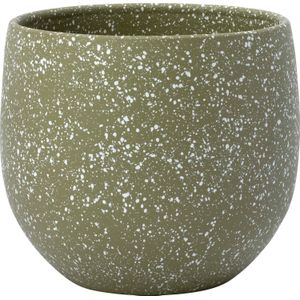 Bloempot binnen Rayan groen Ø 16 H 14 cm | Intratuin