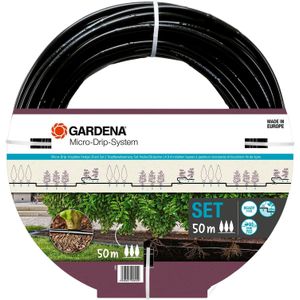 Gardena Micro Drip systeem druppelaar startset heggen en struiken 50 m