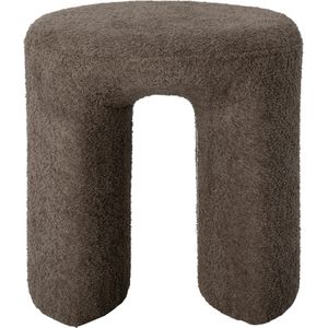 Intratuin poef Fred beige 45 x 45 x 46,5 cm