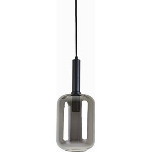 Light & Living hanglamp Lekar grijs / zwart D 22 H 52 cm