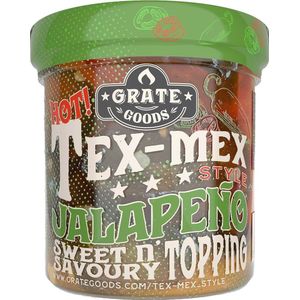 Grate Goods savoury spread tex-mex jalapeno hartige topping 120 ml