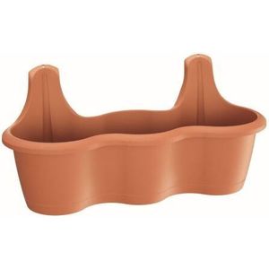 Intratuin plantenbak Triple terracotta 51,9 x 20 x 24 cm