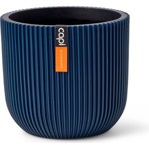 Capi Europe Bloempot binnen Groove blauw Ø 9 H 8 cm