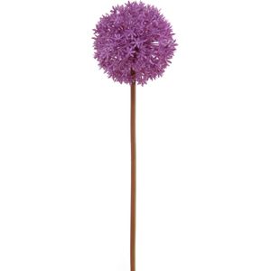 Louis Maes kunstbloem Allium paars 80 cm