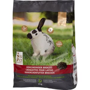 Intratuin Premium konijnenvoer brokjes 2 kg