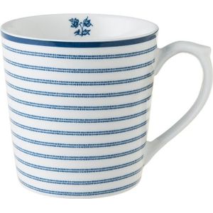 Laura Ashley Blueprint Collectables Mok - Koffiemok - Theemok - 32 cl - Candy Stripe