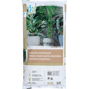 Intratuin - Biologische Binnenplantengrond - Turfvrij - 40 Liter