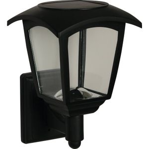 Luxform Lighting solar wandlamp Minnesota zwart 18 x 20,8 x 26 cm