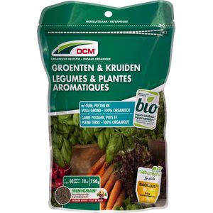 DCM Bio meststof groenten en kruiden 750 g
