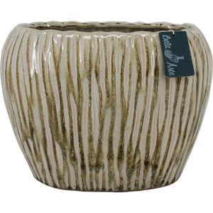 Bela Arte Bloempot binnen Gent beige 27,5 x 17 x 20 cm