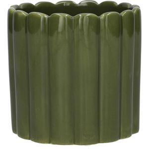 Duif - Bloempot - Groen - Bliss - Ø 14 H 13,5 cm