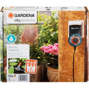 Gardena set voor volautomatische bloembakbesproeiing