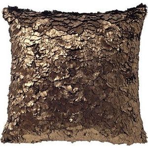 Dutch Decor sierkussen Silvijn goud / zwart 45 x 45 cm