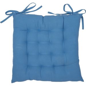 Intratuin zitkussen Millie blauw 40 x 40 cm