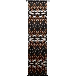 HD Collection wandkleed Tribal zwart / wit 178 x 56 cm