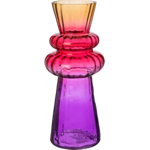 Intratuin vaas Deser paars / rood / oranje D 8 H 20,5 cm