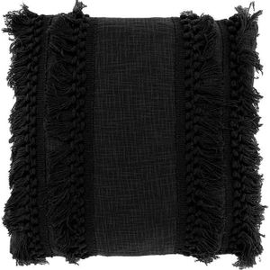 Unique Living sierkussen Saba zwart 45 x 45 cm