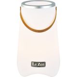 Le Zen wijnkoeler Original met LED en speaker wit 34 x 34 x 52 cm