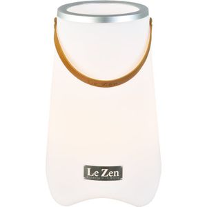 Le Zen wijnkoeler Original met LED en speaker wit 34 x 34 x 52 cm