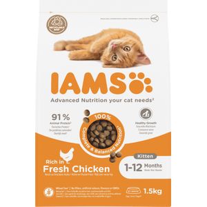 IAMS for Vitality kitten kip 1,5 kg