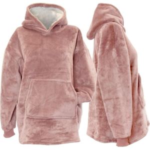 Unique Living hoodie Kids roze onesize