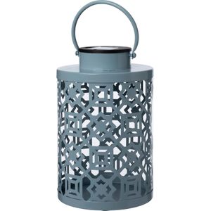 Intratuin solar tafellamp Bolivia blauw D 16 H 25 cm