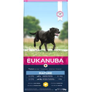 Eukanuba hondenvoer Mature senior (extra) groot kip 12 kg