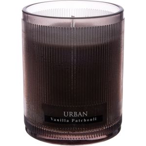 Intratuin geurkaars Urban Vanilla Patchouli grijs 32 uur D 8,3 H 10,8 cm