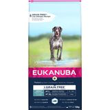 Eukanuba hondenvoer graanvrij zeevis adult large/XL large 12 kg