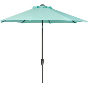 Parasol Trinidad | Ø 300 cm | Blauw | UPF 80+ | Intratuin
